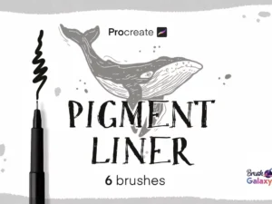 cover image pigment liner brush set vol 2