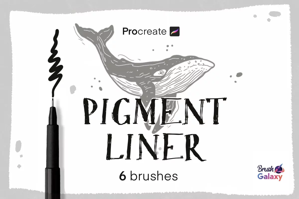 Pigment Liner Brush Set Vol 2