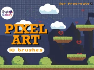 cover image pixel art brush pack 1