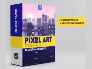 cover image pixel art brush pack 2