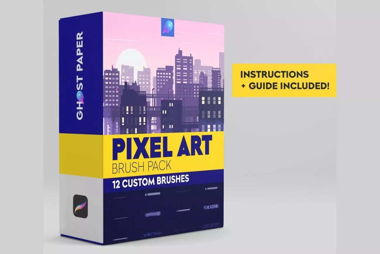 Pixel Art Brush Pack for Procreate