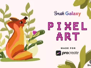 cover image pixel art brush pack