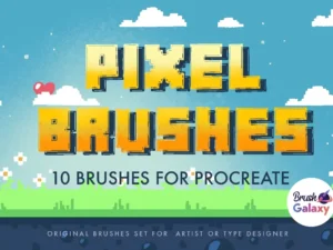 cover image pixel brush pack