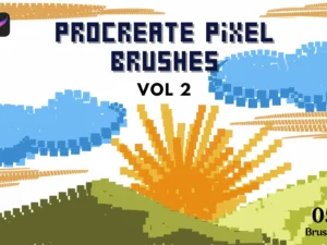 cover image pixel brush set vol 2
