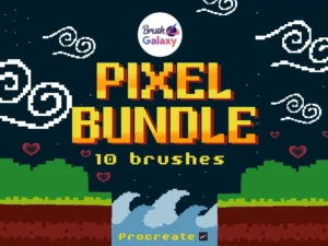 cover image pixel bundle brush set