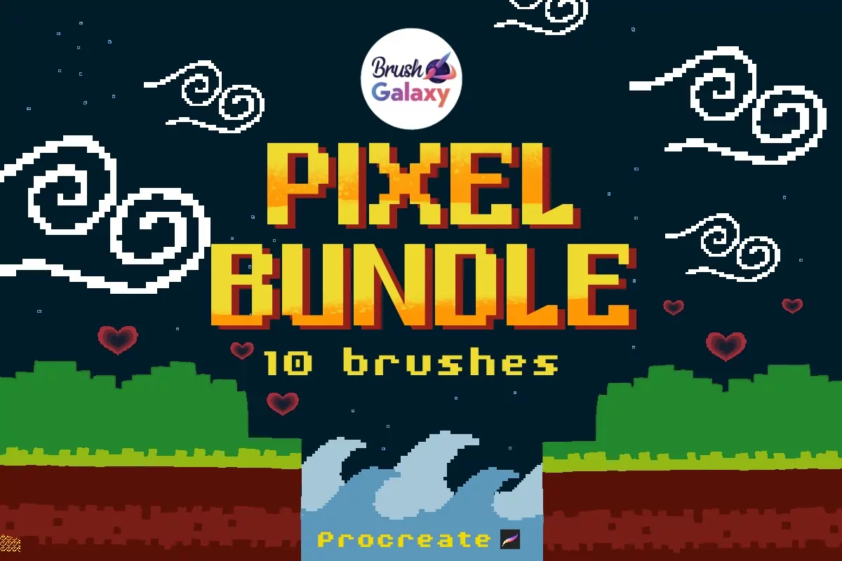 Pixel Bundle Brush Set 1 cover image pixel bundle brush set