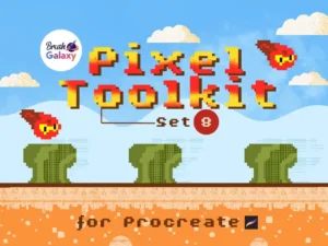cover image pixel toolkit brush set