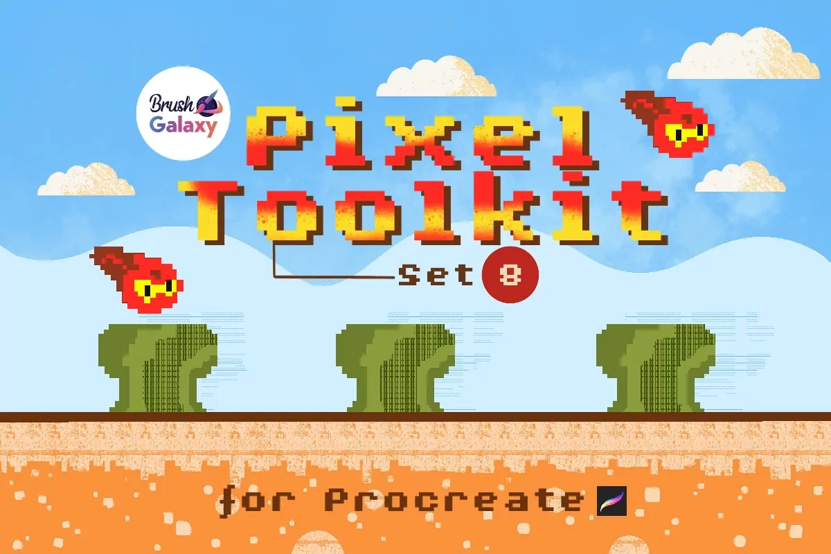 Pixel Toolkit Brush Set