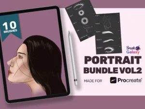 cover image portrait bundle brush set vol 2