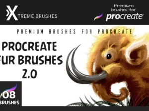 cover image procreate fur brushes 20