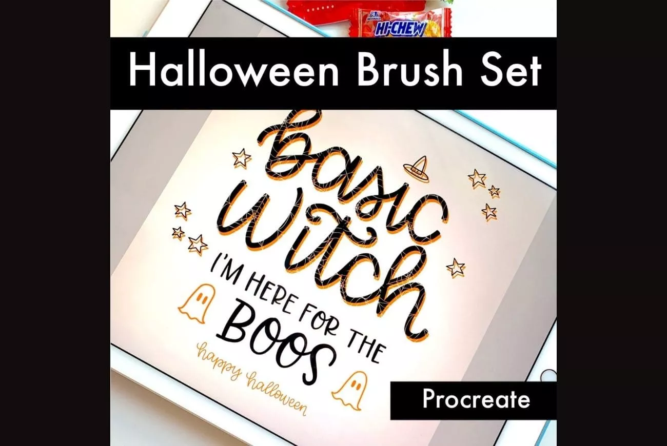 Procreate Halloween Brush Set