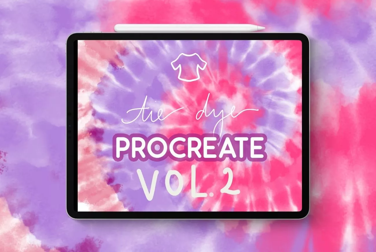 Procreate Tie-Dye Brushes Volume 2