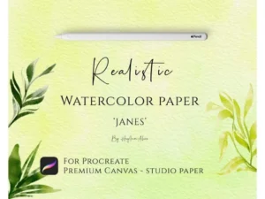 cover image procreate watercolor paper canvas janes