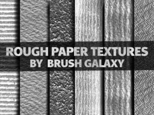 cover image rough paper texture brush set