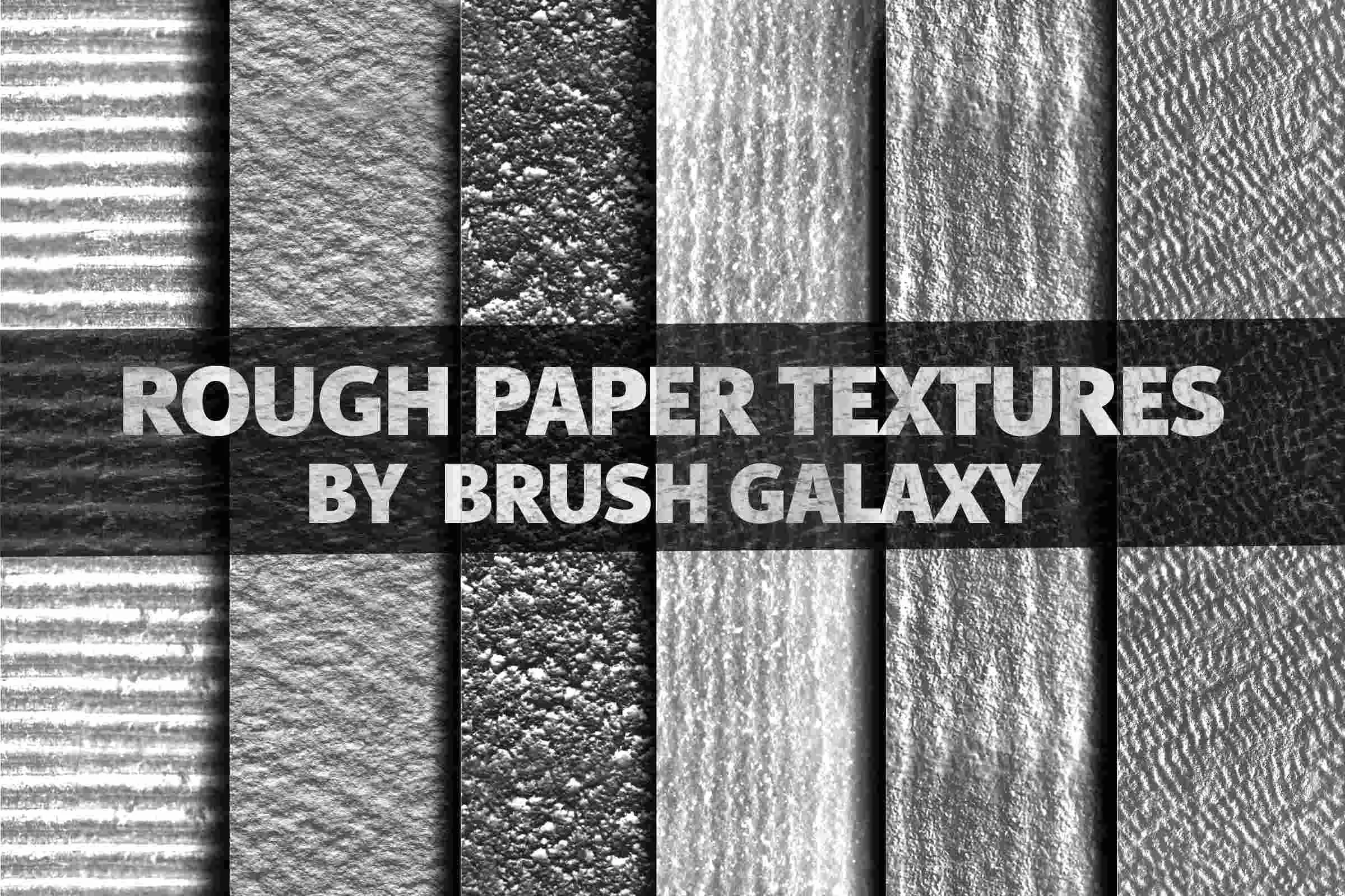 Rough Paper Texture Brush Set