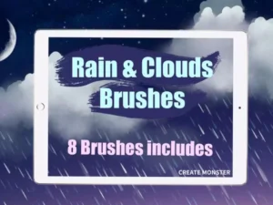 cover image rain and cloud brushes