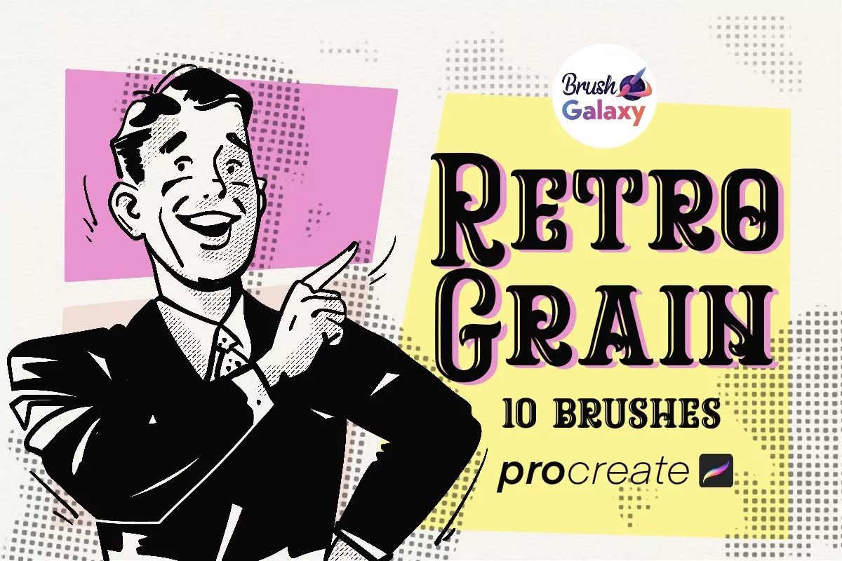 Retro Grain Brush Pack