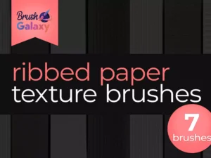cover image ribbed paper texture brush pack