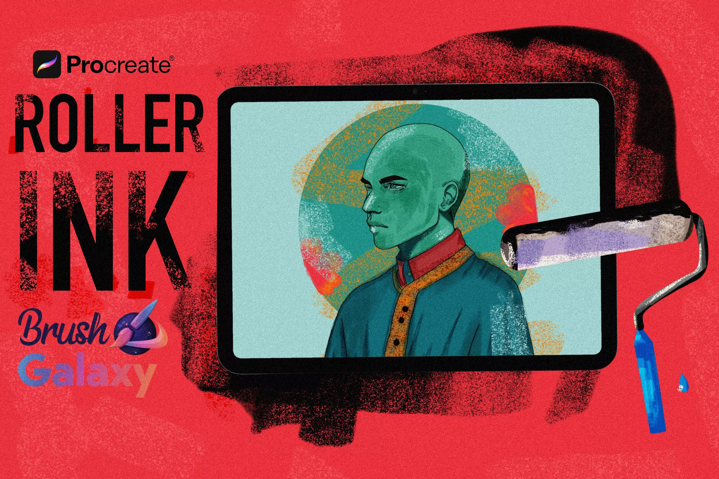 Roller Ink Brush Set Vol 2
