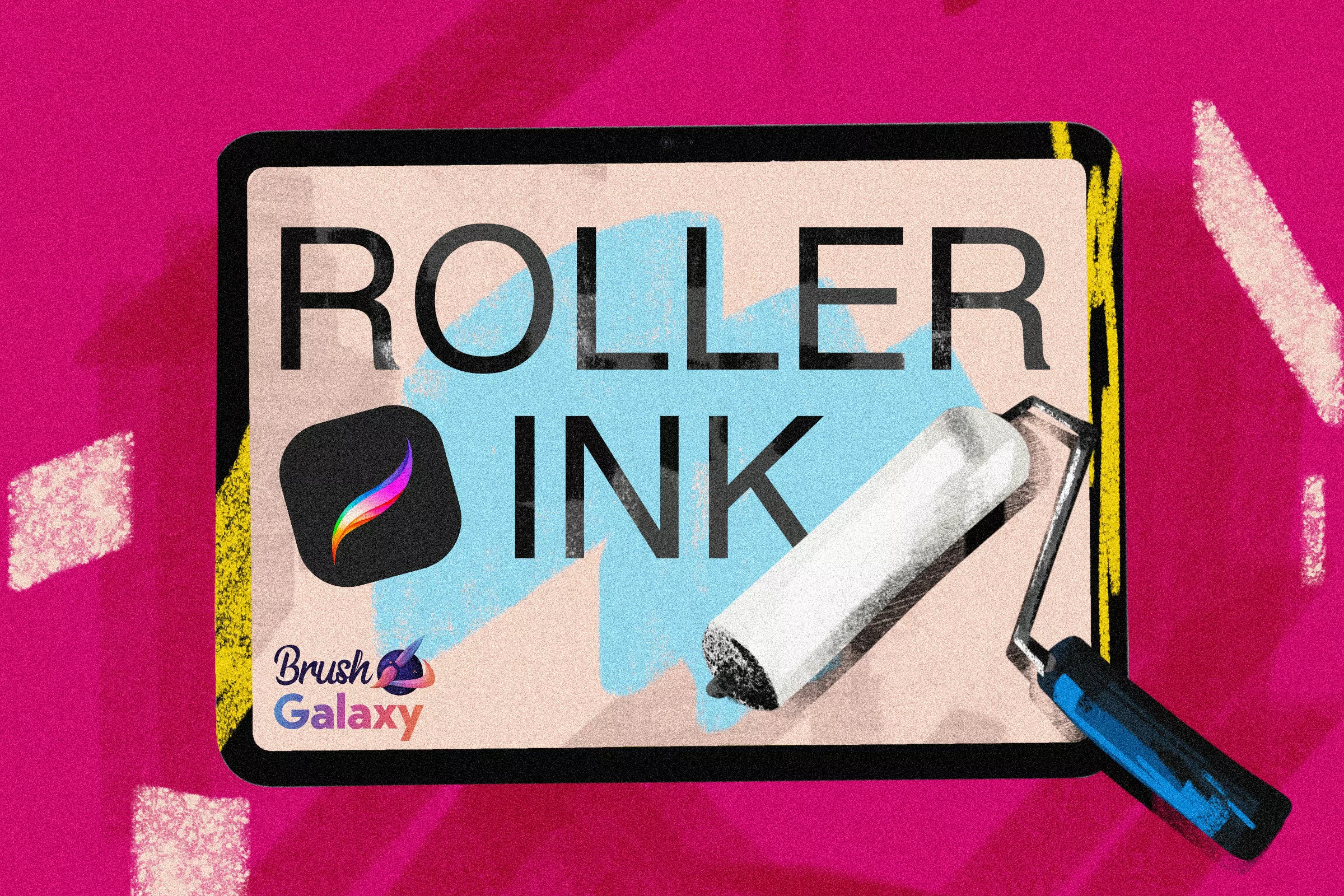 Roller Ink Brush Set