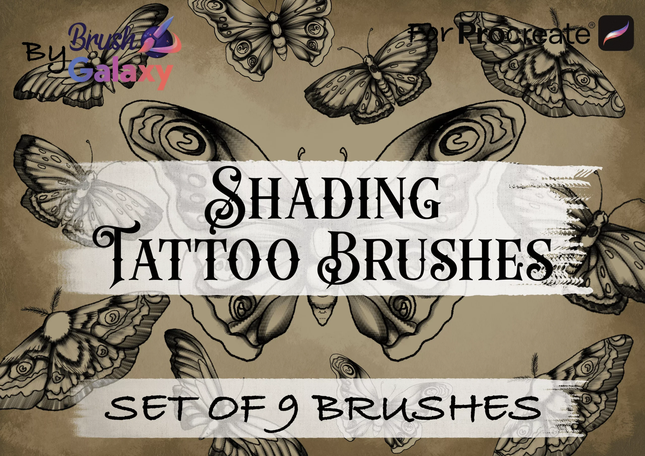 Shading Tattoo Brush Pack Vol 1