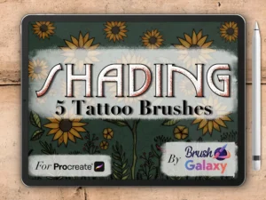 cover image shading tattoo brush set