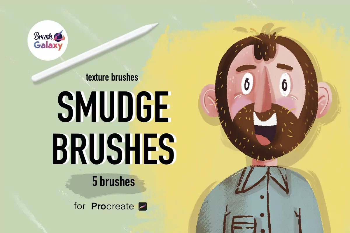 Smudge Texture Brush Pack