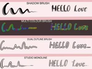 cover image shadow monoline brushes