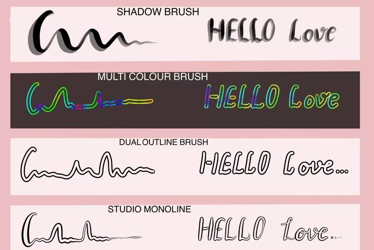 Shadow Monoline Brushes