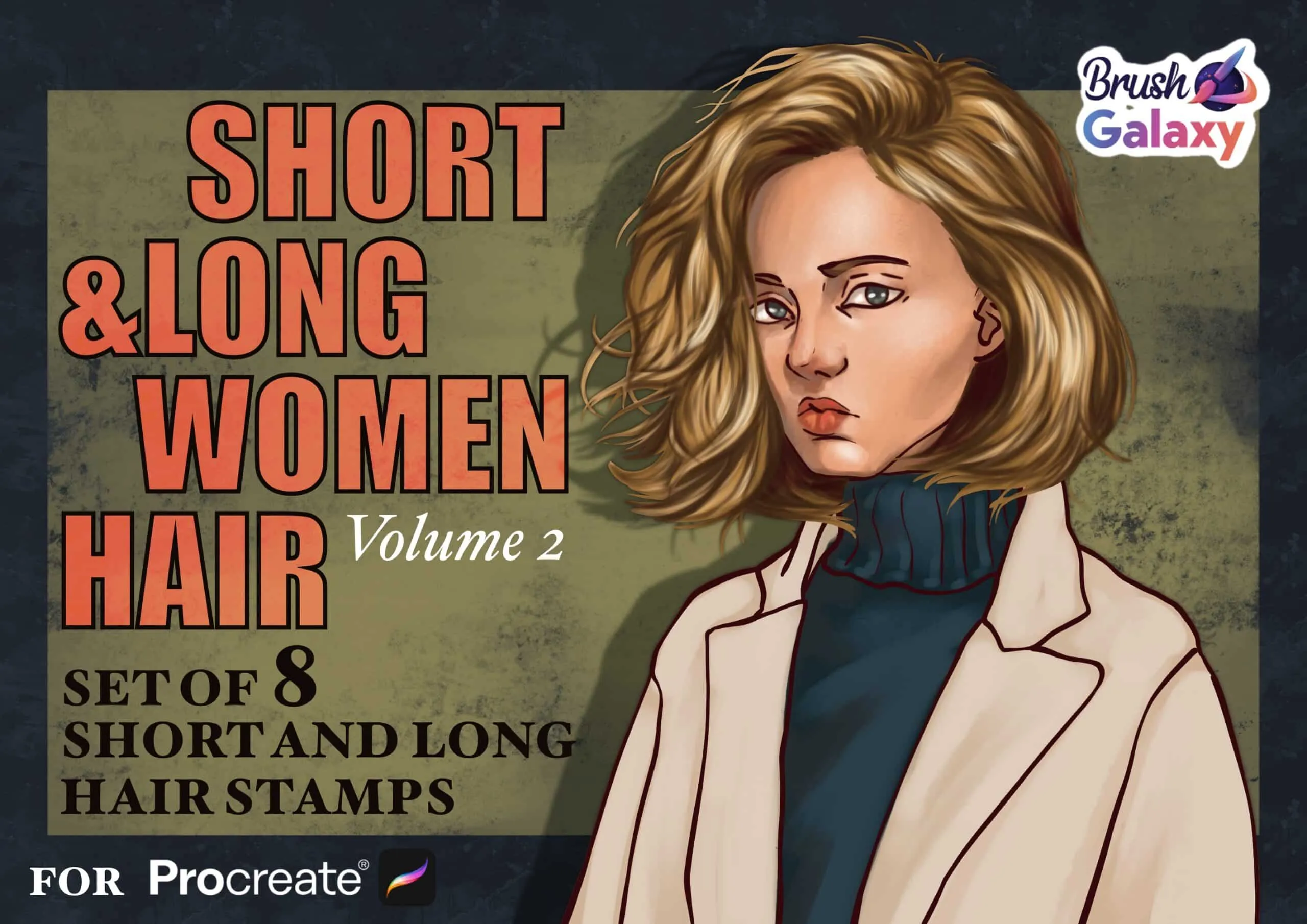 Short & Long Women Hair Brush Pack Vol 2