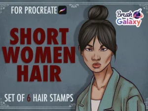 cover image short women hair brush pack