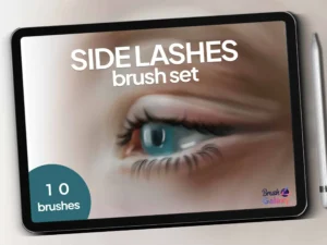 cover image side lashes brush set