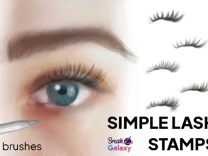 cover image simple lash stamp set