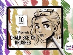 cover image sketch chalk brushes