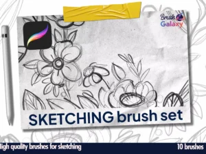 cover image sketching brush set vol 2