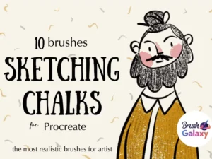 cover image sketching chalks