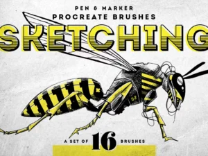 cover image sketching procreate brushes