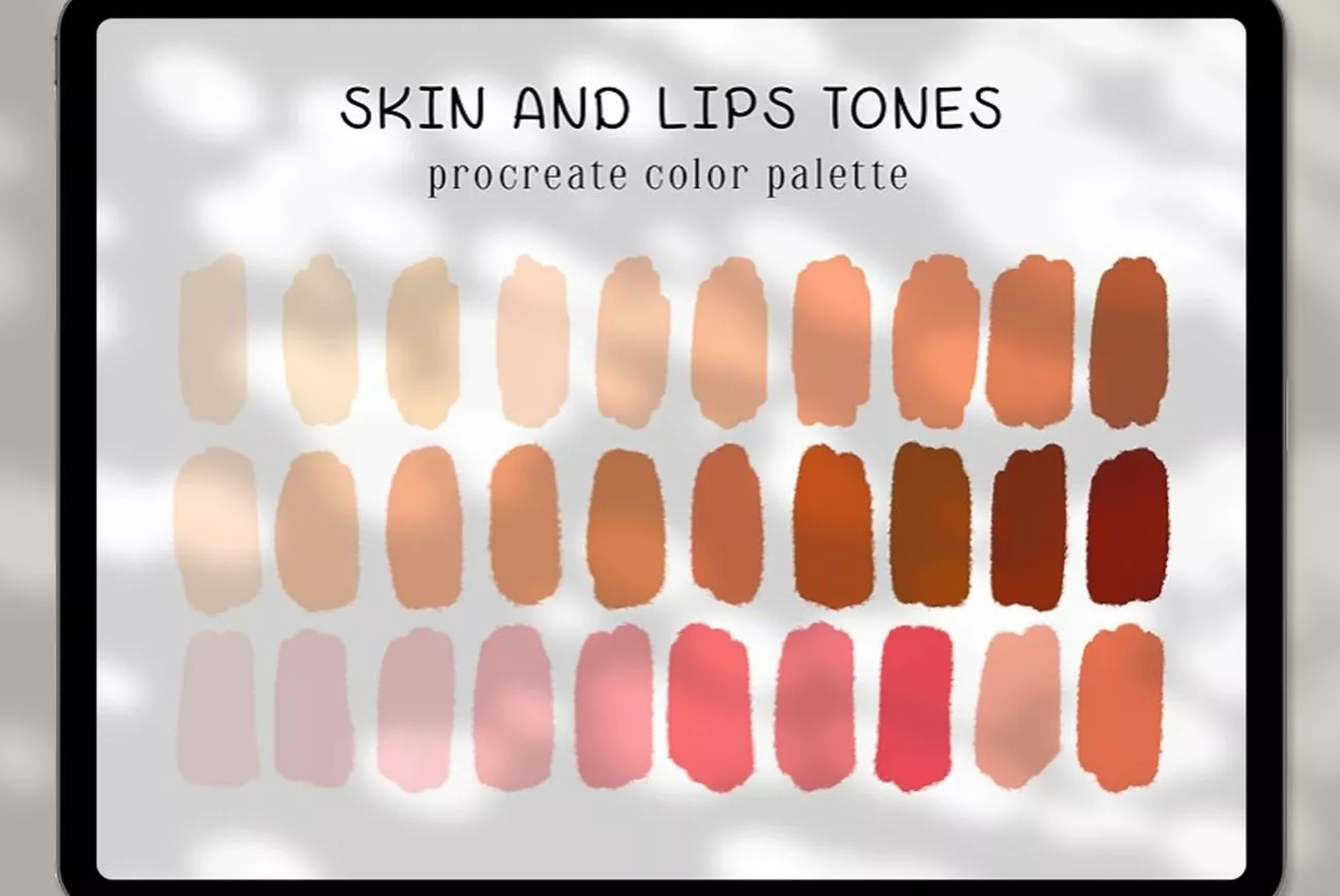 Skin Tone Color Palette