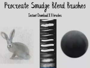 cover image smudge blend brushes
