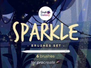 cover image sparkle brush set