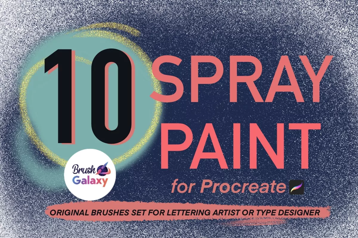 Spray Paint Brush Set Vol 2