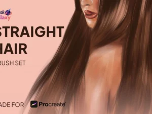 cover image straight hair brush set