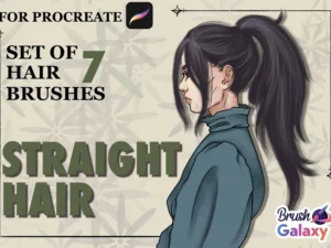 cover image straight hair brush set vol 1