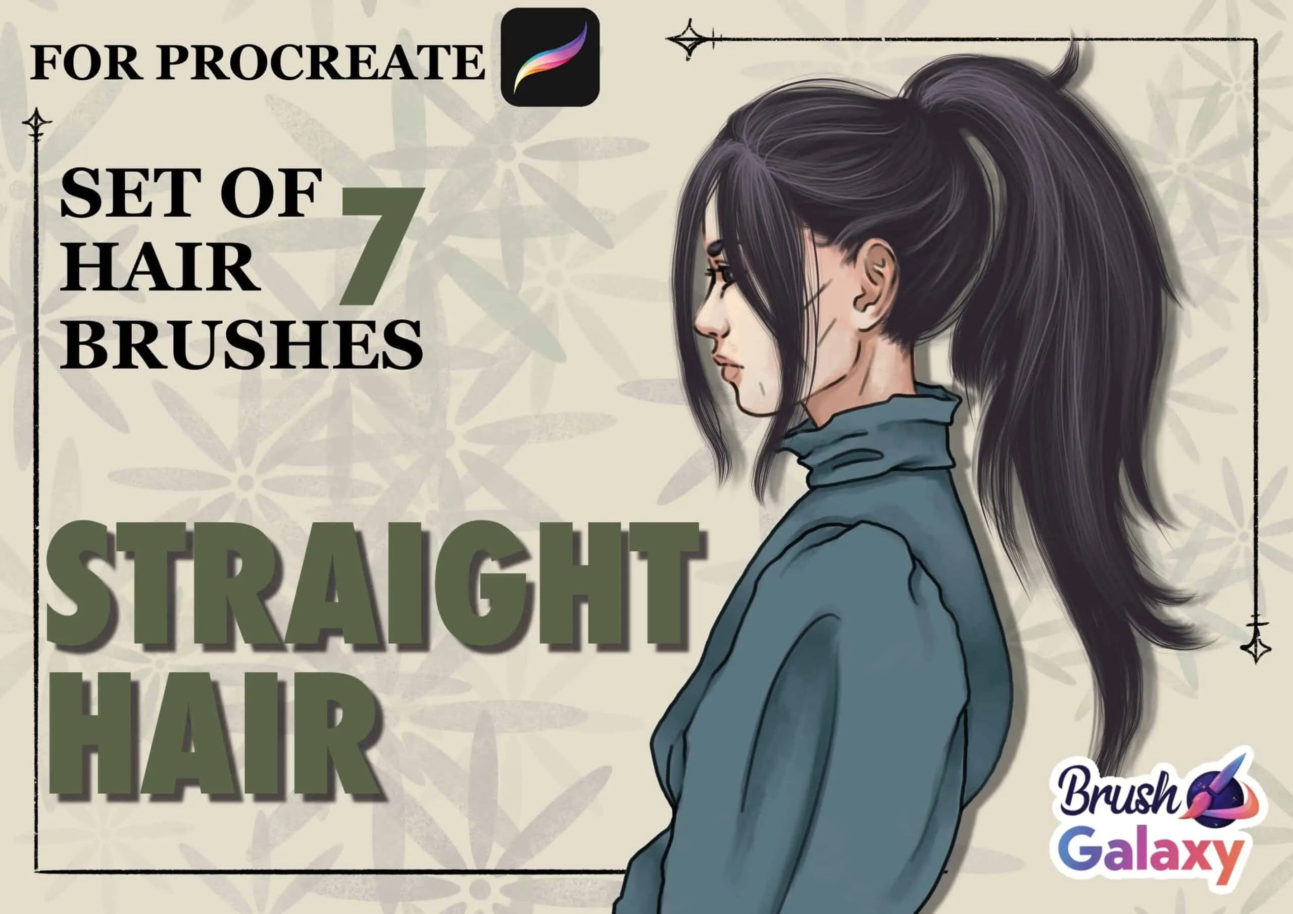 Straight Hair Brush Set Vol 1