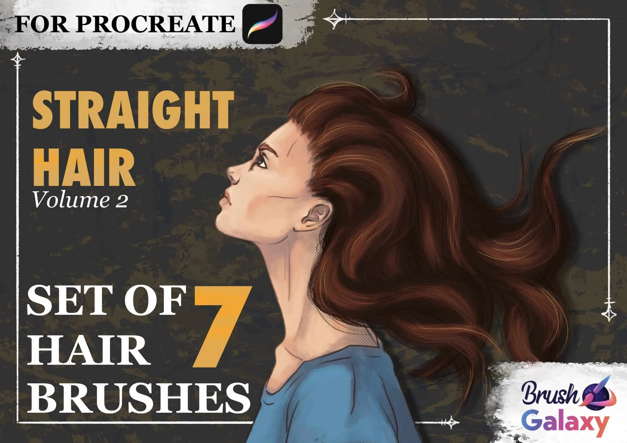 Straight Hair Brush Set Vol 2