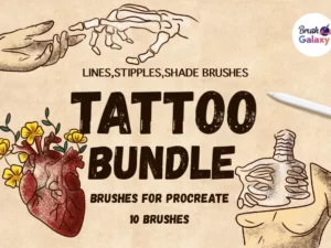 cover image tattoo bundle brush set