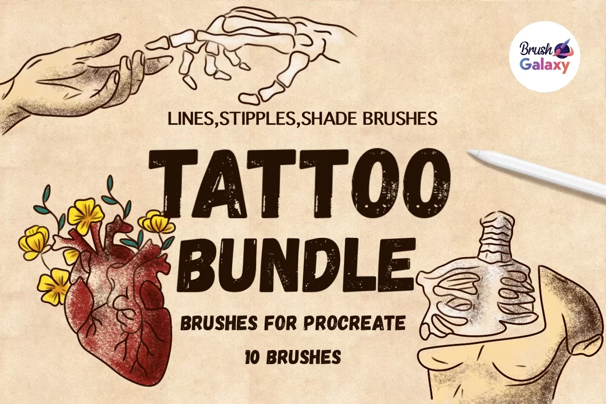 Tattoo Bundle Brush Set