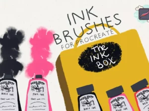 cover image the ink box 9 brushes