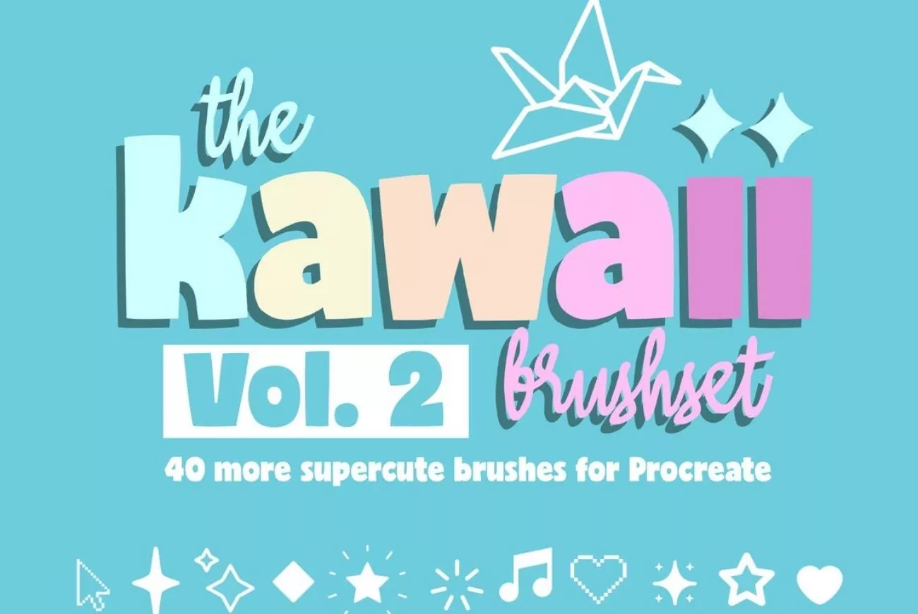 The Kawaii Procreate Brushset Volume 2