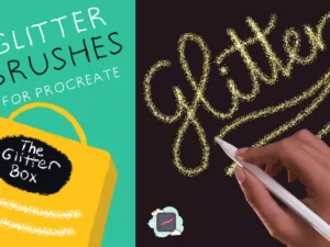 cover image the procreate glitter box